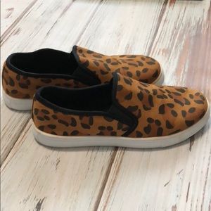 Animal Print Slip-Ons